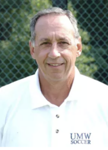 Roy Gordon, founding coach of Mary Washington men's soccer team